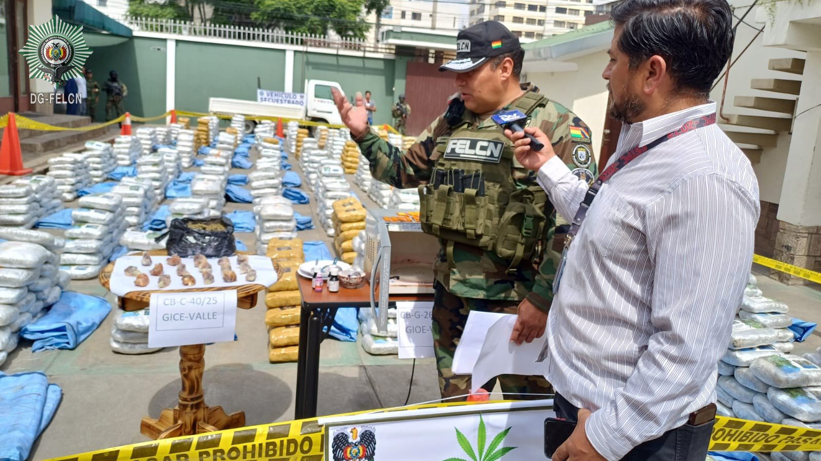 IMPORTANTE GOLPE AL NARCOTRÁFICO EN   COCHABAMBA