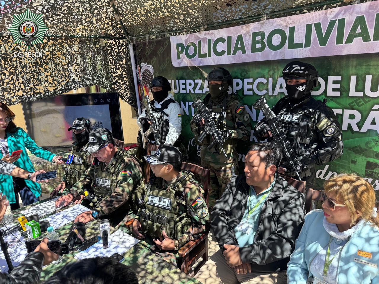 EXITOSO OPERATIVO CONTRA EL NARCOTRÁFICO EN ORURO
