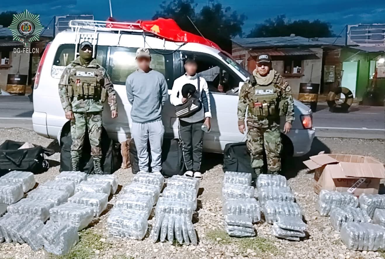 MÁS DE 295 PAQUETES DE MARIHUANA CAMUFLADOS EN EQUIPAJES