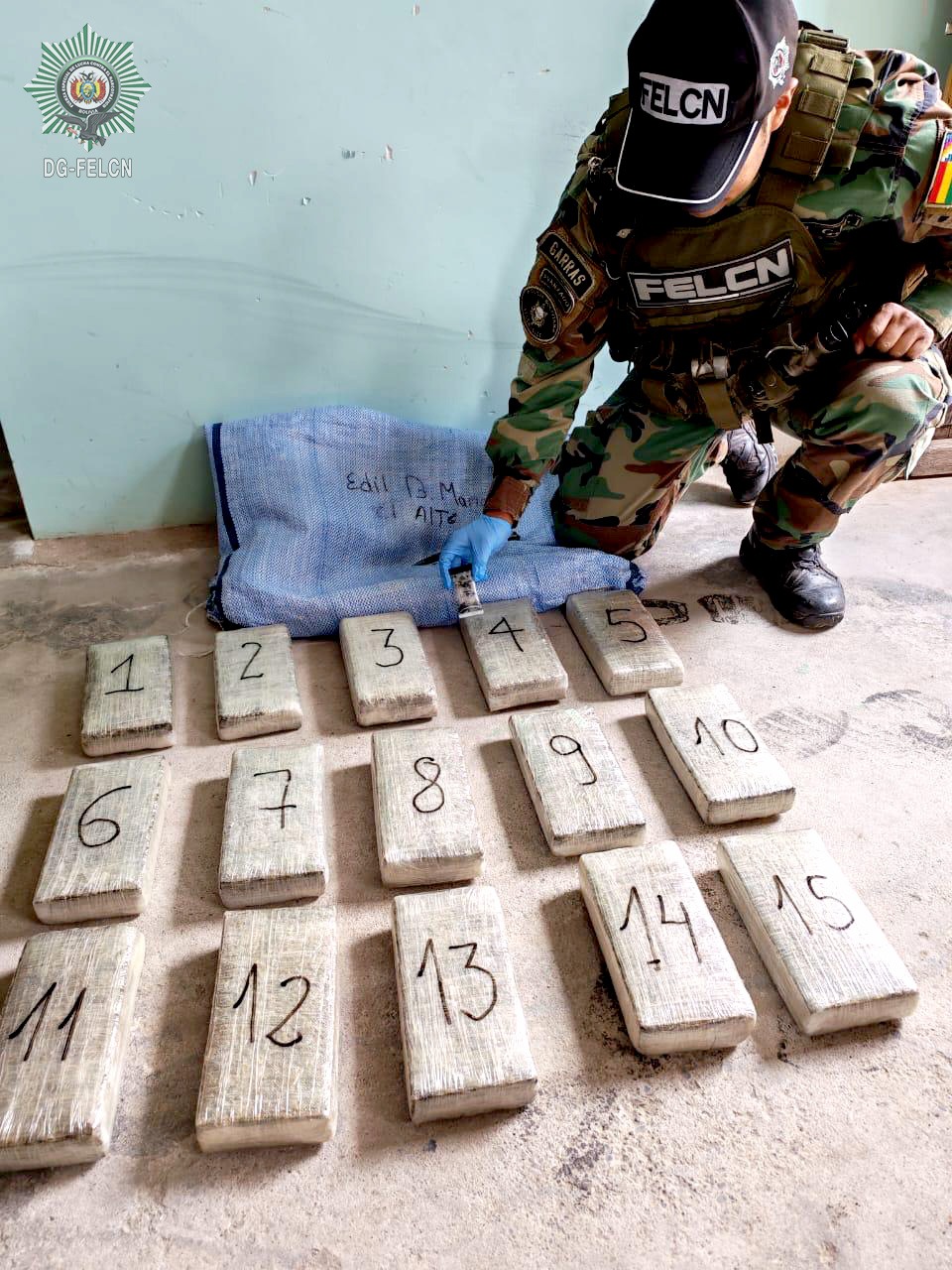 EMPRESA DE TRANSPORTE CON PAQUETES DE MARIHUANA