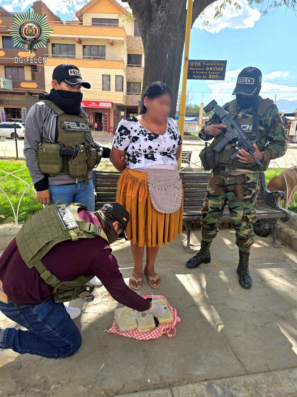 APREHENSIÓN DE UNA PERSONA CON PASTA BASE DE COCAÍNA