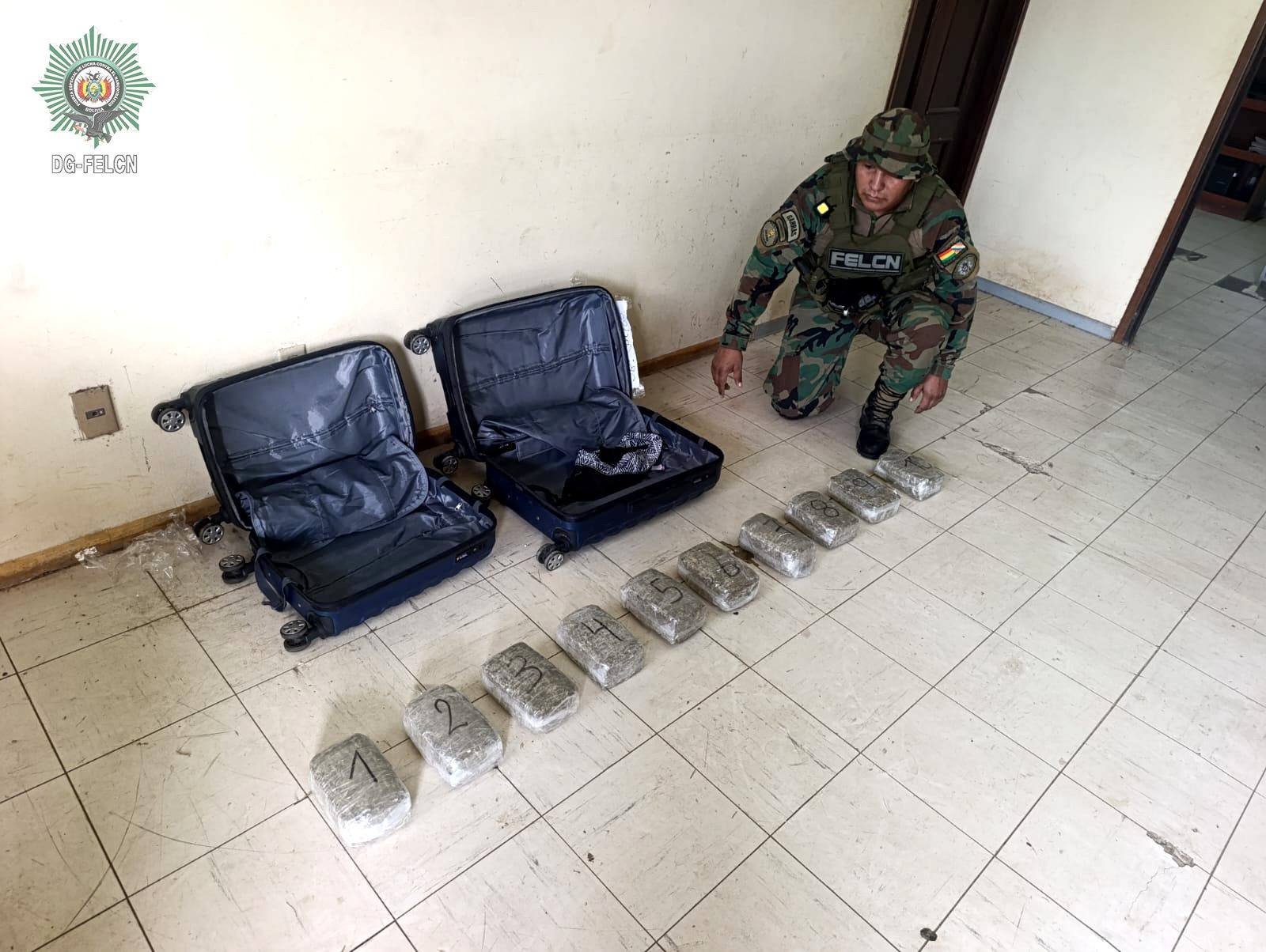 FELCN SECUESTRA 10 PAQUETES DE MARIHUANA