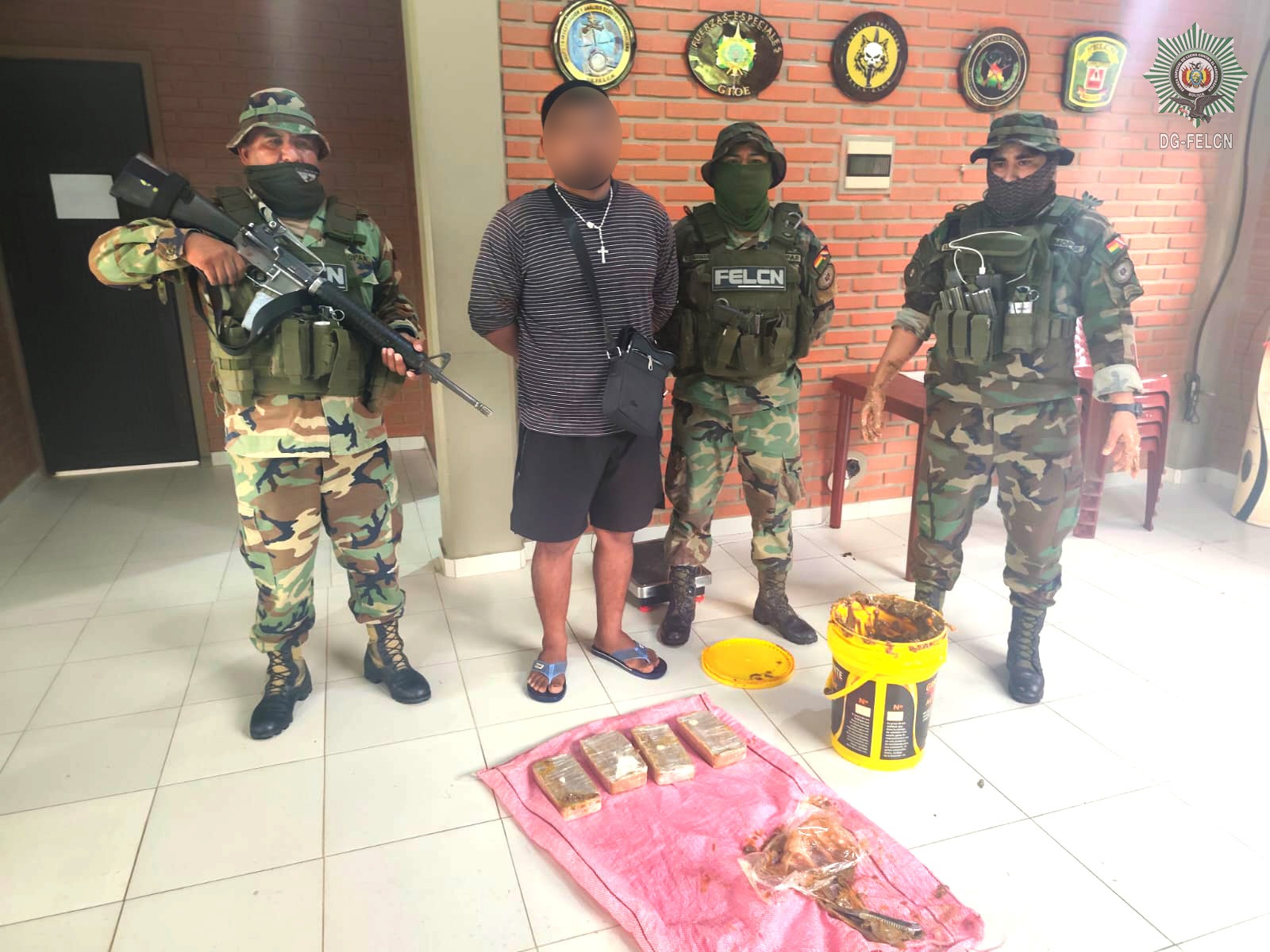 PASAJERO APREHENDIDO CON PASTA BASE DE COCAÍNA