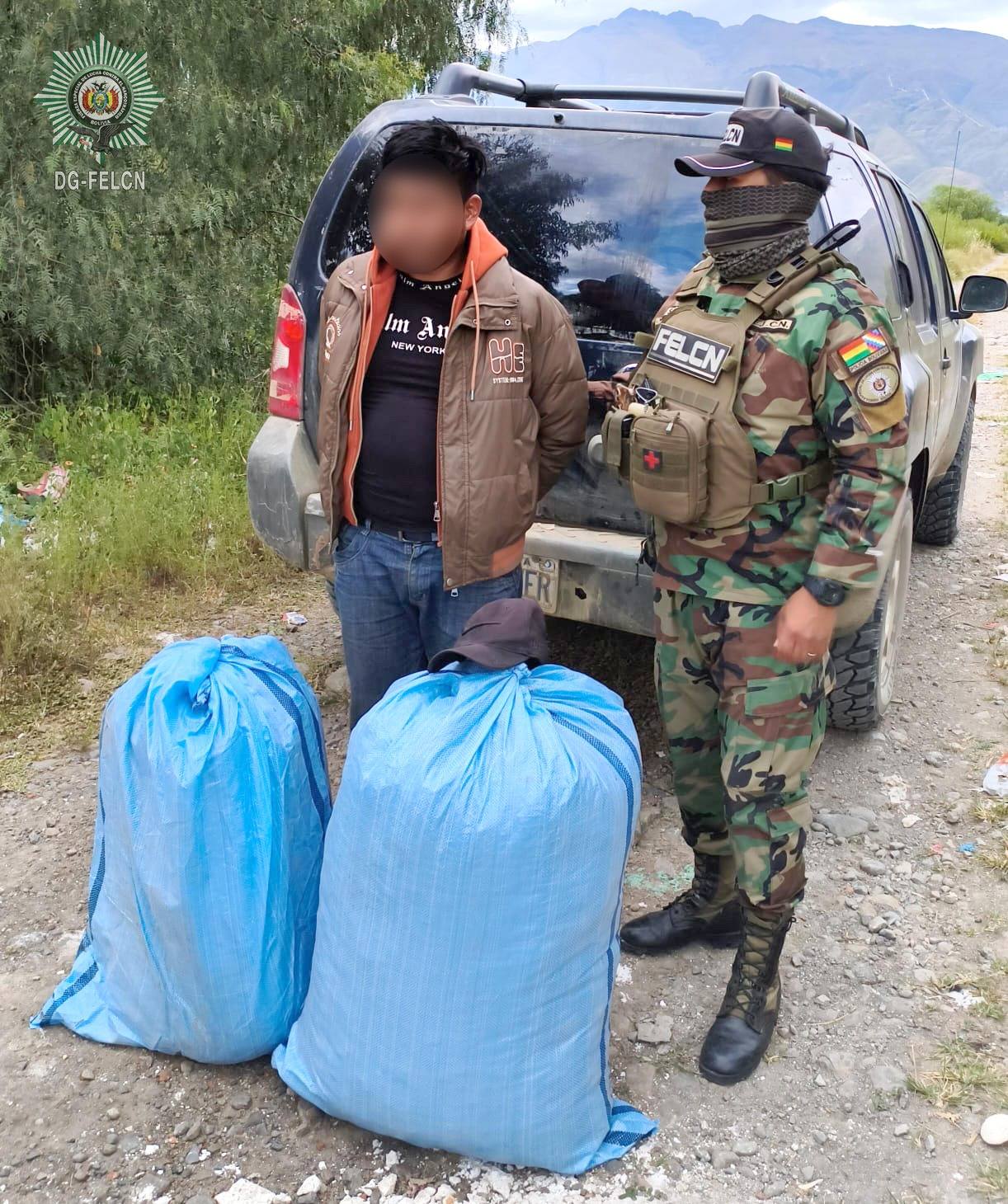 UN CIUDADANO APREHENDIDO POR TRANSPORTE DE MARIHUANA