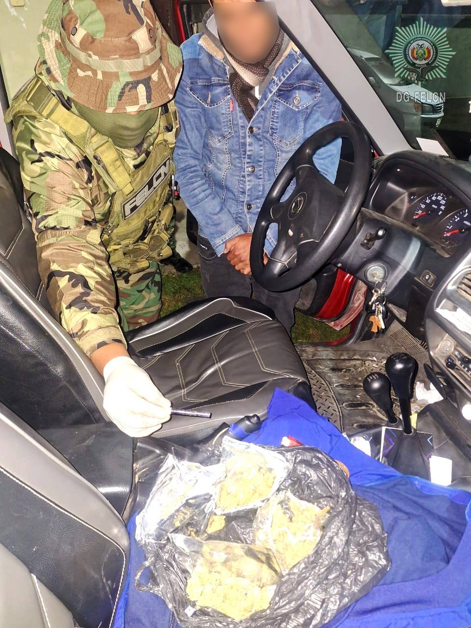 CONDUCTOR APREHENDIDO CON MARIHUANA