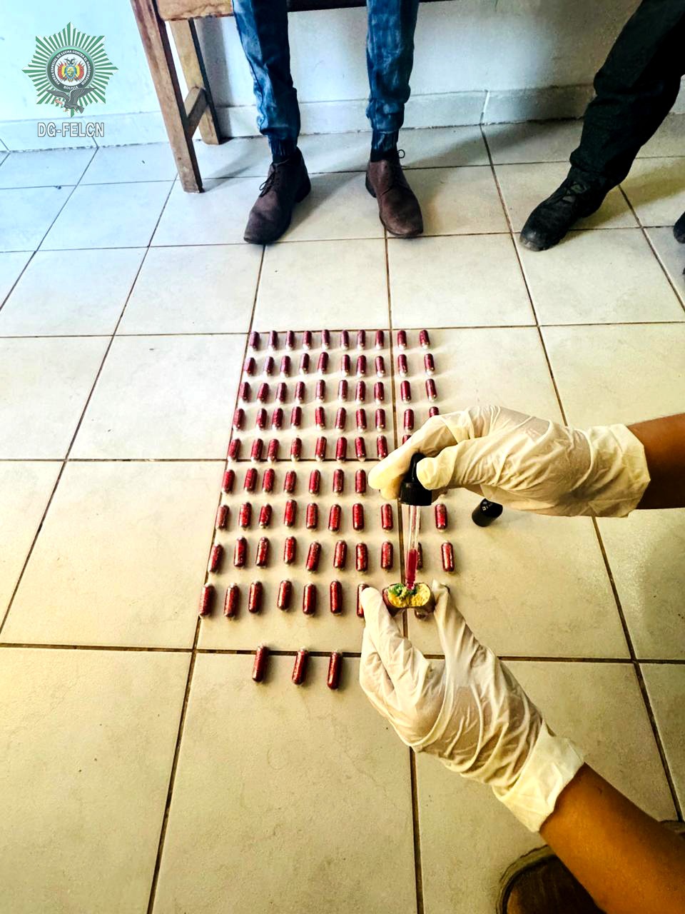 APREHENDIDO CON 94 CÁPSULAS DE COCAÍNA EN ROBORÉ