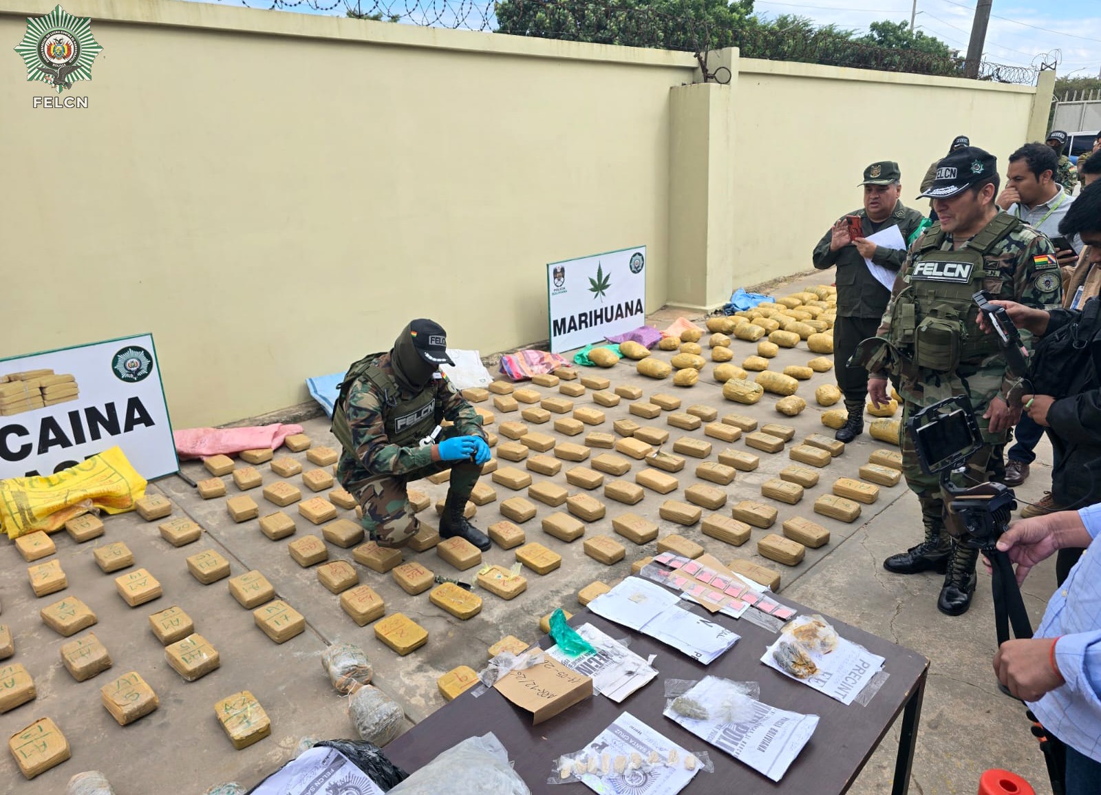 FELCN DESTACA OPERATIVOS CONTRA EL NARCOTRÁFICO
