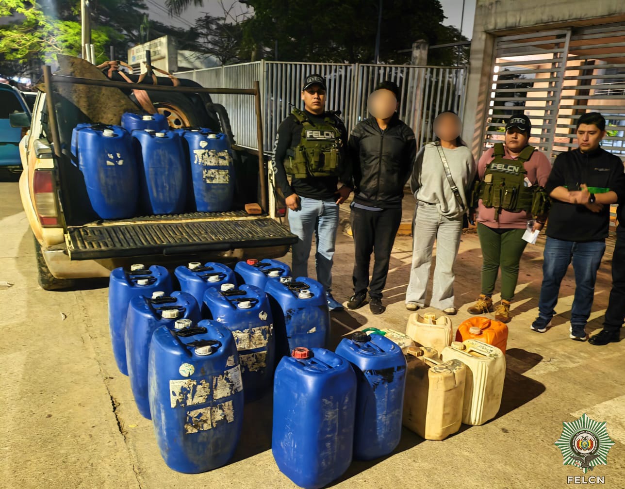 SECUESTRO DE 730 LITROS DE GASOLINA
