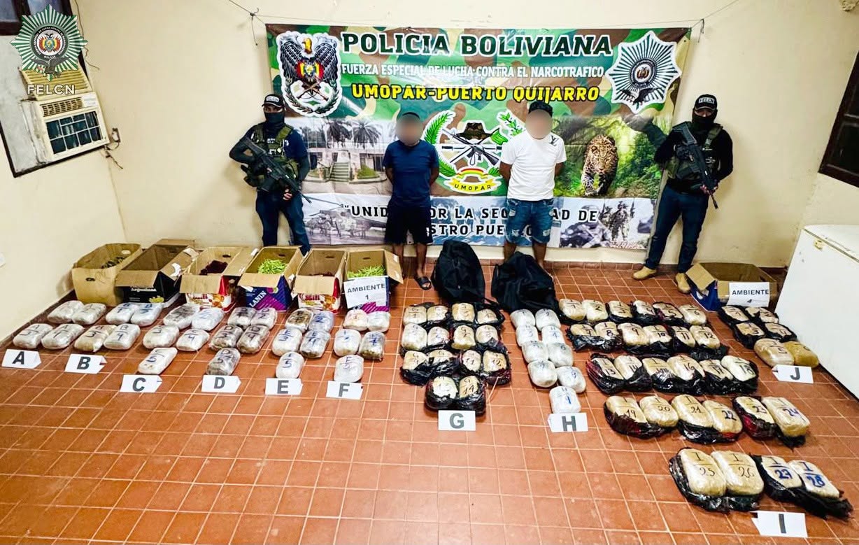 OPERATIVO ANTIDROGA PERMITE EL SECUESTRO DE SUSTANCIA CONTROLADA