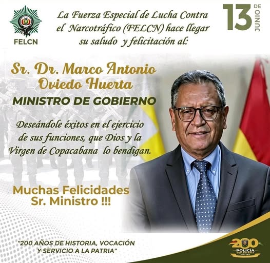 FELIZ ANIVERSARIO, SR. MINISTRO DE GOBIERNO