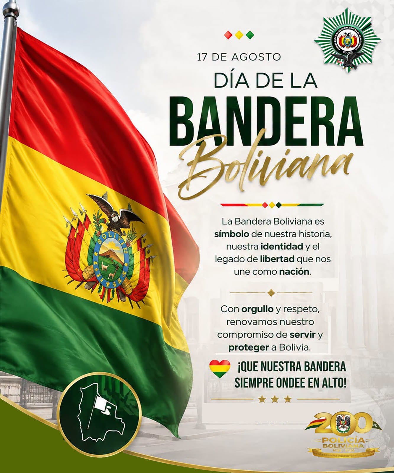 NUESTRA TRICOLOR, SÍMBOLO DE UNIDAD Y PATRIA